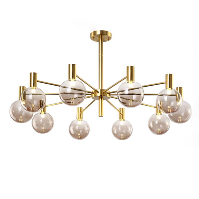 Glass Modo Hanging Chandelier Simplicity Style Chandelier Lighting for Living Room