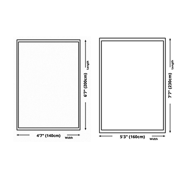 Stylish Modern Area Carpet Abstract Pattern Polyester Area Rug Stain Resistant Rug for Home Decor