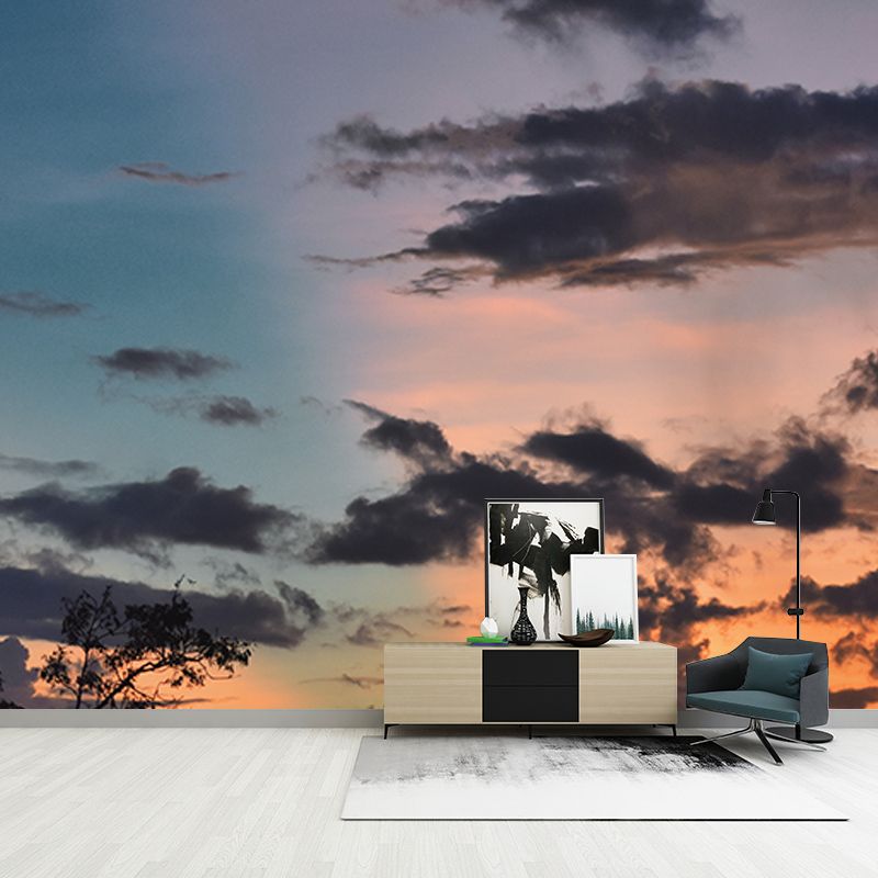 Sky Wall Mural Decal for Gust Room Moisture Resistant, Custom Size Available