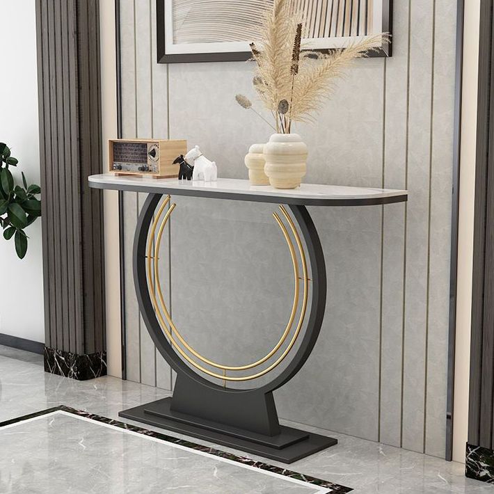 Glam Style Console Table Stain Resistant Console Sofa Table for Hall
