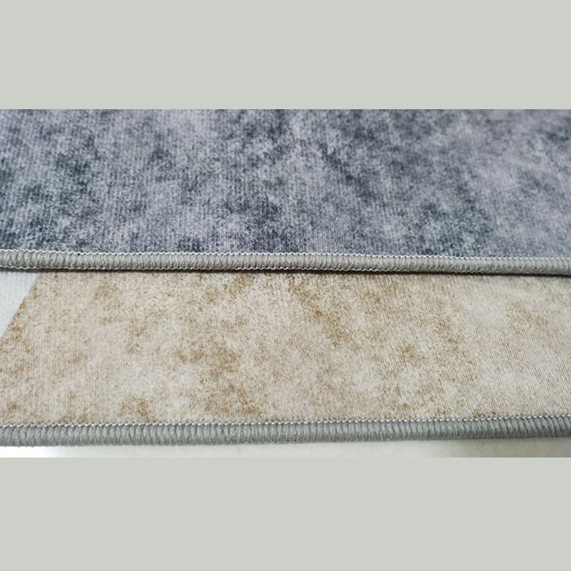 White Bedroom Area Carpet Bohemian Americana Pattern Rug Polyester Washable Rug