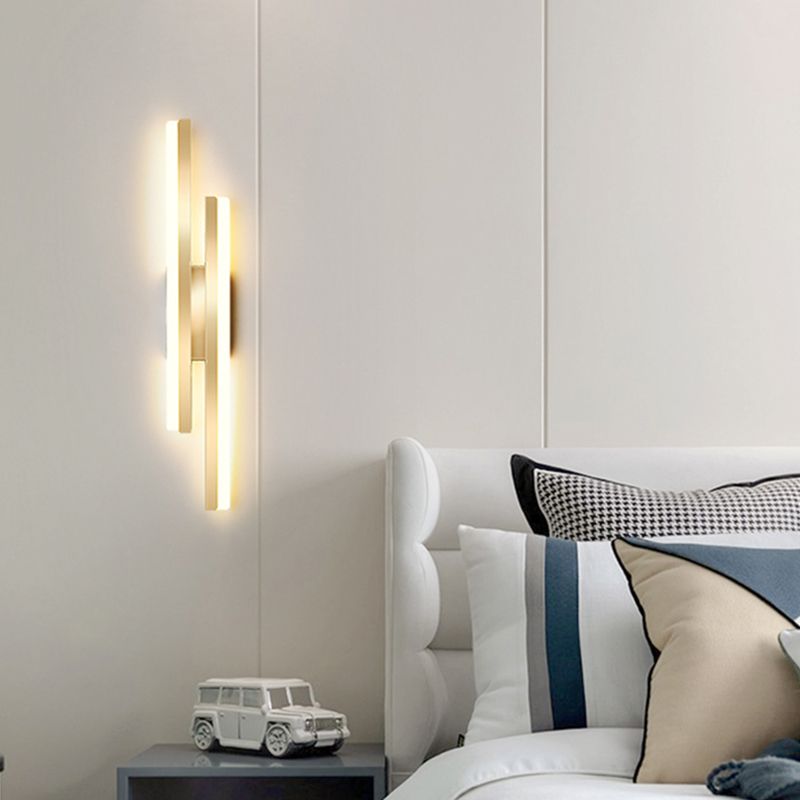 Nordischer Metall Wandleuchte goldene Wandleuchte für Wohnzimmer