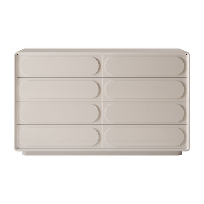 Modernism Horizontal Double Dresser Wood Storage Lingerie Chest for Room