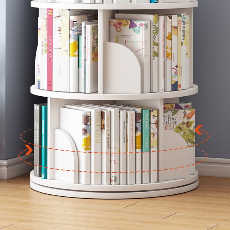 Engineered Wood Bookshelf Standard Contemporary Closed Back Bookcase