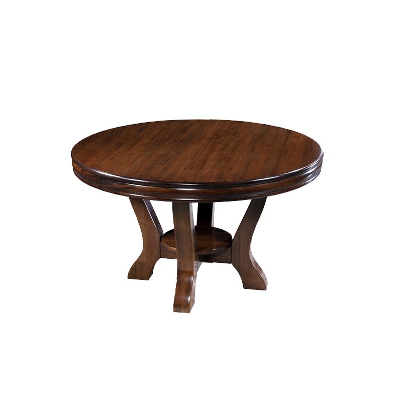 Solid Wood Dining Room Table Traditional Pedestal Dining Table