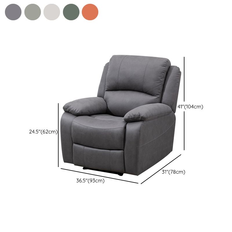 Solid Color Standard Recliner Modern Minimalist Home Single Recliner