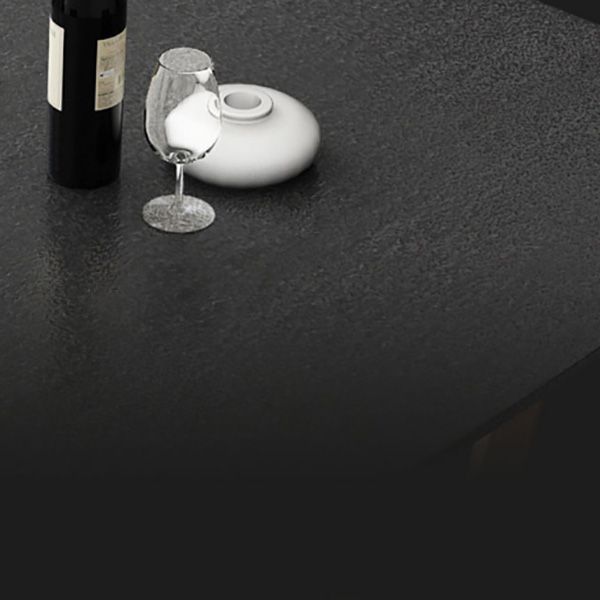 Modern Rectangle Dining Site Table Stone Dining Room Collection with Trestle Base