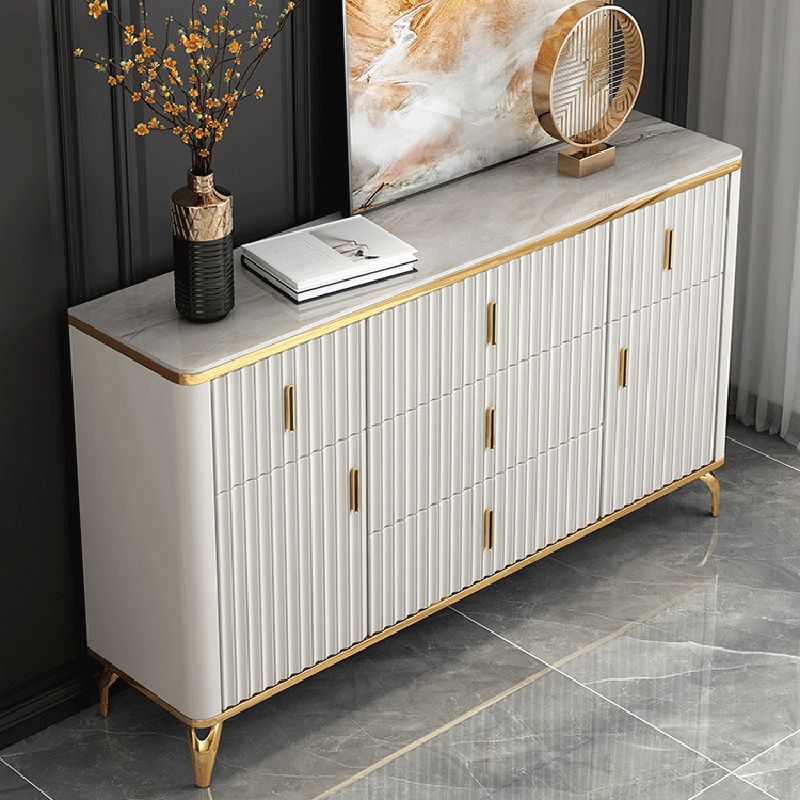 Contemporary Glam Combo Dresser Horizontal Storage Chest Dresser for Home Office