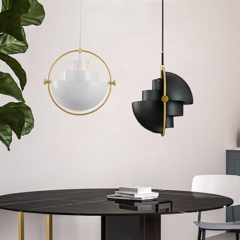 Deformierbares Design kreatives hängendes hanges leichte postmoderne Stil Single Lampe Suspension Anhängerlampe für Schlafzimmer