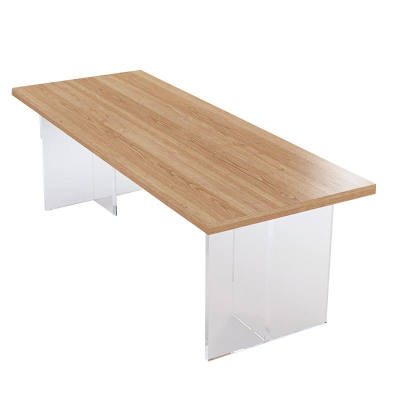 1/3/4/5 Pieces Modern Dining Set Rectangle Pine Wood Dining Table for Kitchen