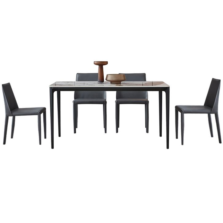 Contemporary 1/2/5 Pieces Dining Set Sintered Stone Dining Room Set