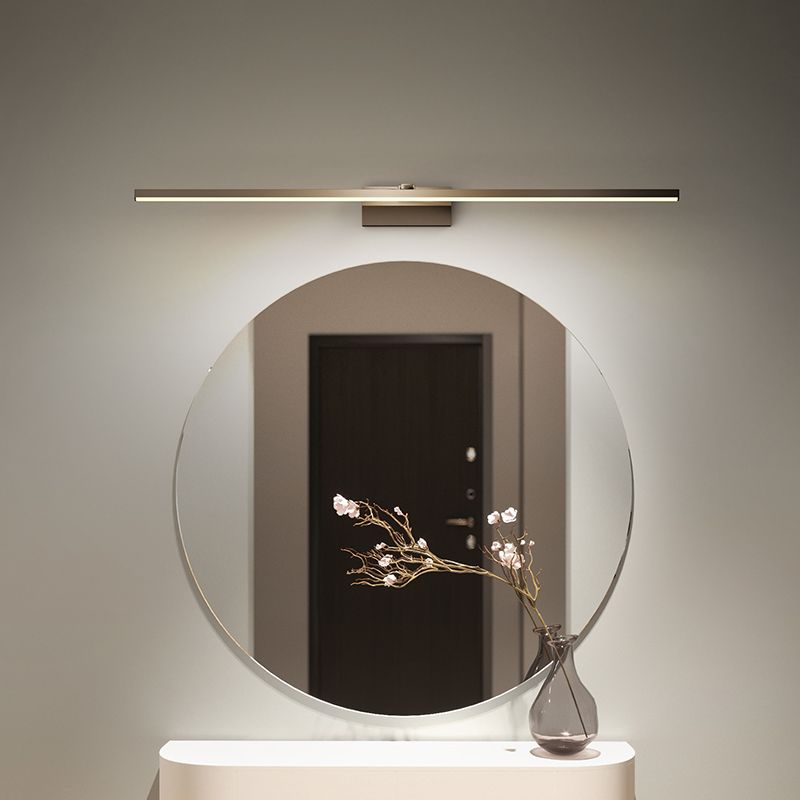 1 Light Linear Vanity Lighting Fixtures Modern Style Metal Vanity Mirror Lights
