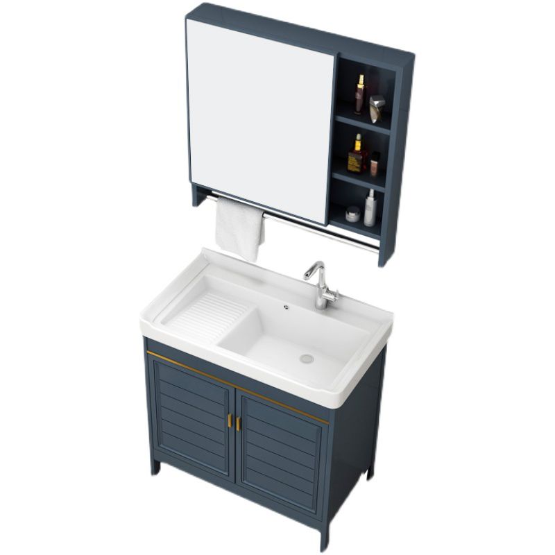 Modern Bathroom Vanity Freestanding 2 Doors Bathroom Vanity Set with Sink