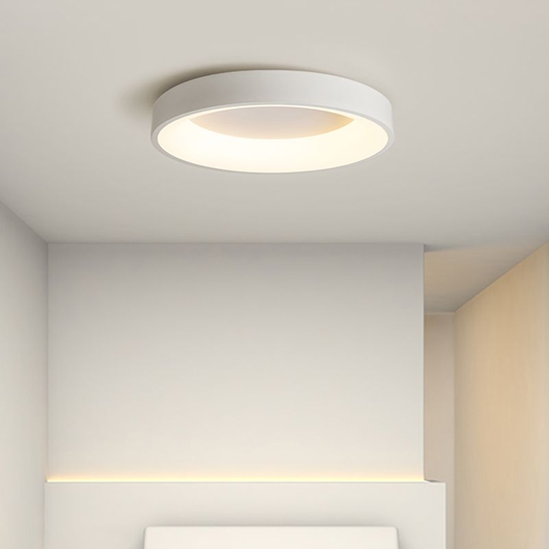 Eigentijdse ronde inbouwverlichtingsarmaturen Metaal 1 licht Inbouw plafondarmatuur