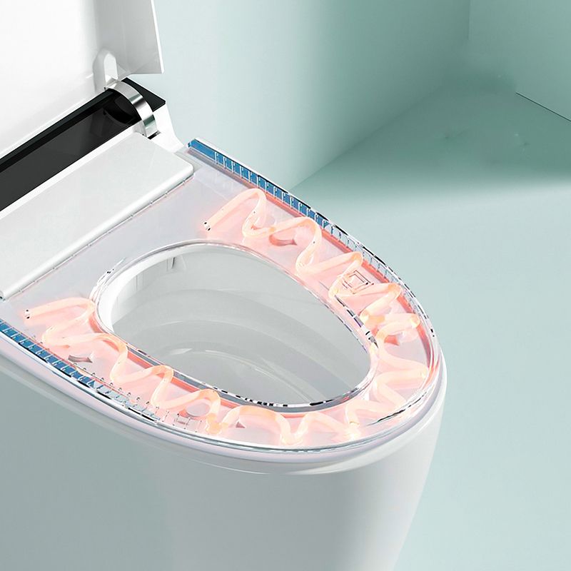 Modern All In One ABS Toilet Floor Mounted Siphon Jet Flush Toilet