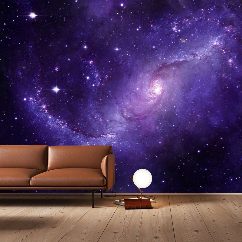 Star Universe Wall Mural Full Size Wall Covering for Sleeping Room, Waterproofing