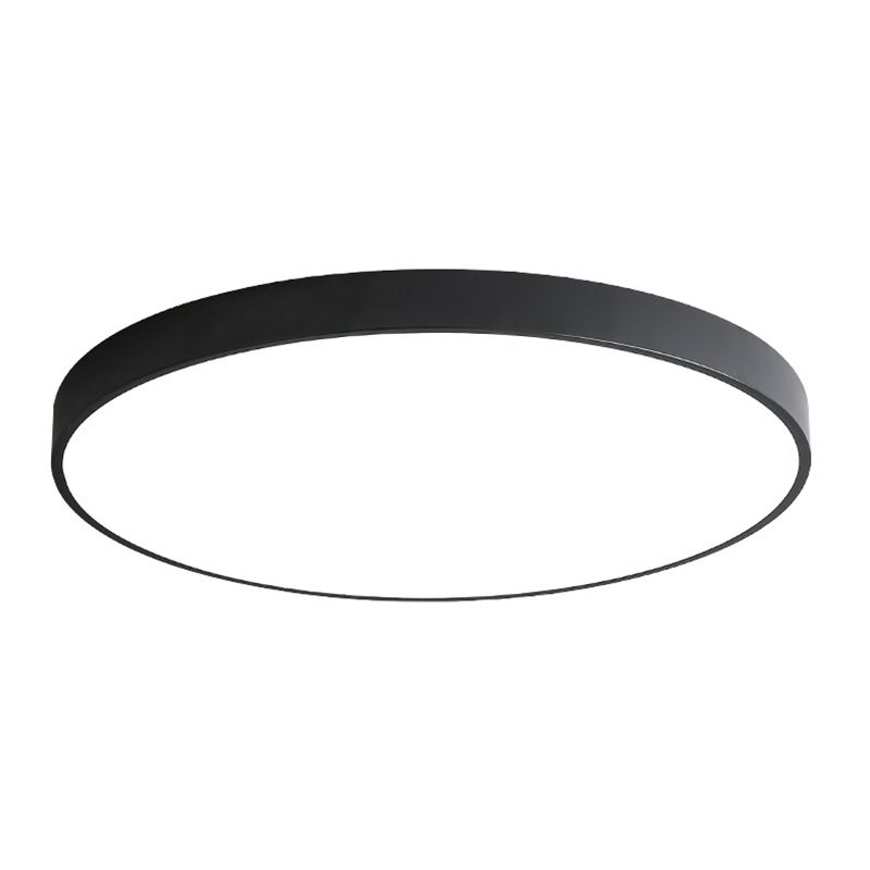 Ronde vorm LED-plafondlamp Modern Macaroon Iron 1 Light Inbouw voor slaapkamergangpad