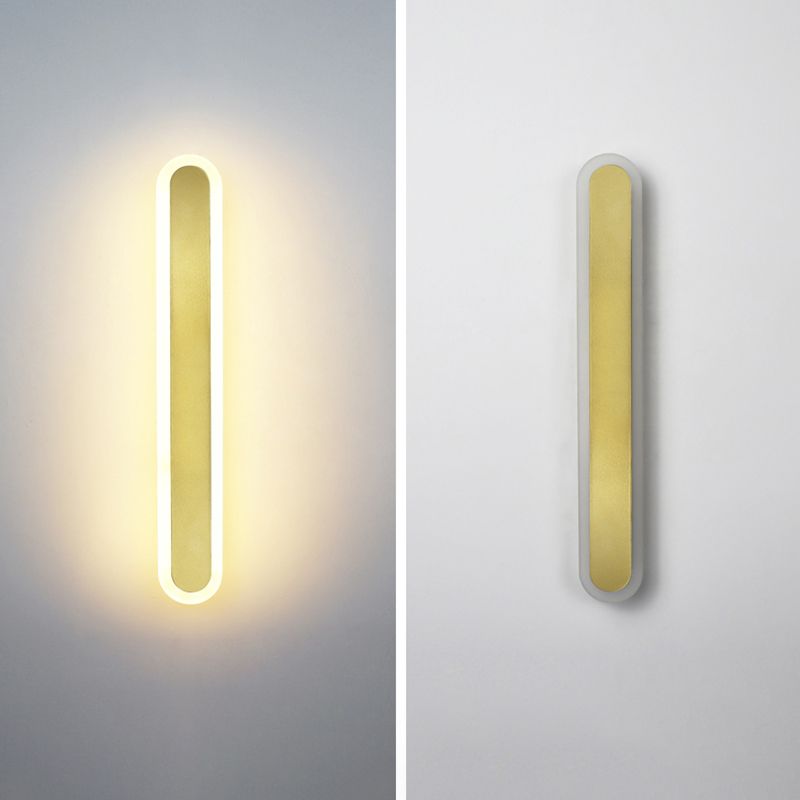 Apliques de pared lineal de metal estilo contemporáneo 1 apliques de luz de pared de luz para dormitorio de sala de estar