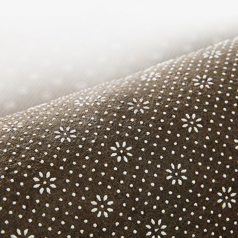 Navy Living Room Area Carpet European Style Polyester Area Rug Anti-Slip Backing Rug