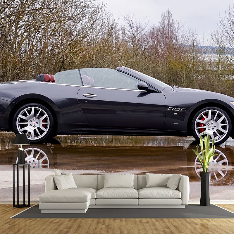 Photography Transportation Mural Wallpaper Water-Resistant Used for Decoration hall