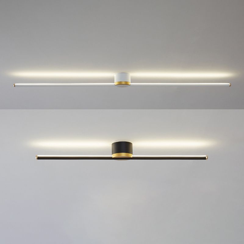 1 Light Linear LED Flush Mount Ceiling Light New Modern Aluminum Ceiling Light Fixture