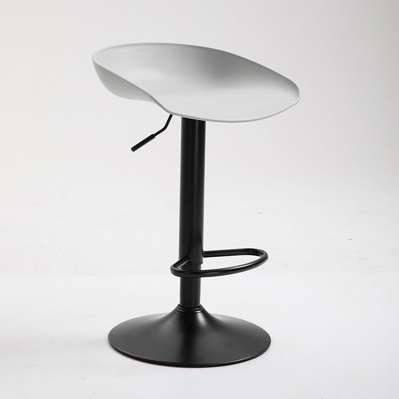 Industrial Style Plastic Seats Barstool Rotating Lifting Metal Leg Bar Stool for Indoor