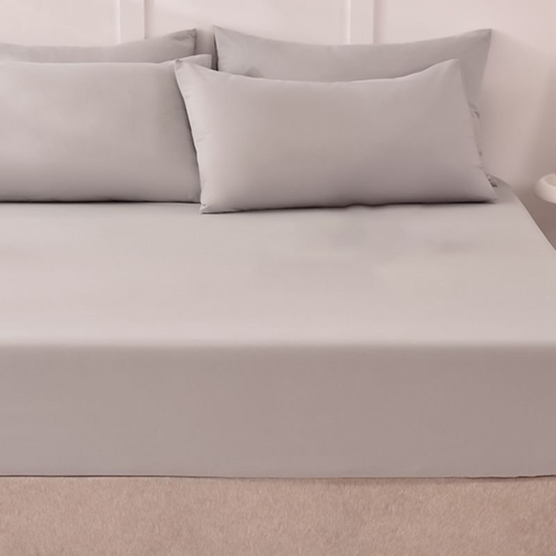 Modern Bed Sheet Set Cotton Solid Standard Basic Pillowcase for Bedroom