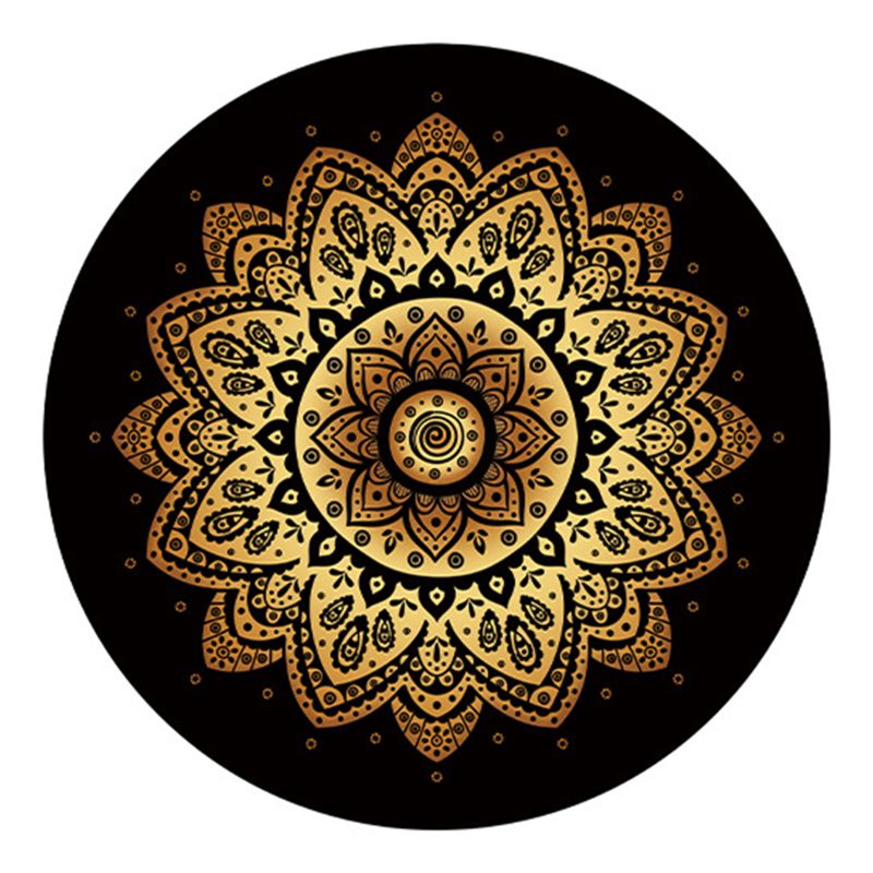 Vintage Teppich Polyester Grafik Teppich Färbung widerstandsfähiger Teppich für Wohnkultur