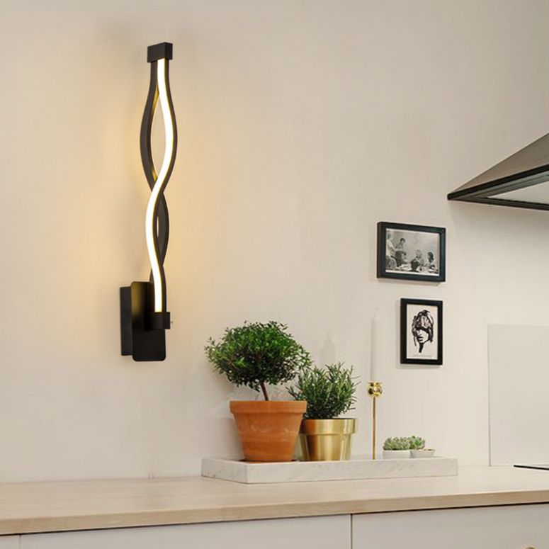 Lámpara de pared de arte de lámpara de montaje de montura de montura de montura nórdica para dormitorio de sala de estar