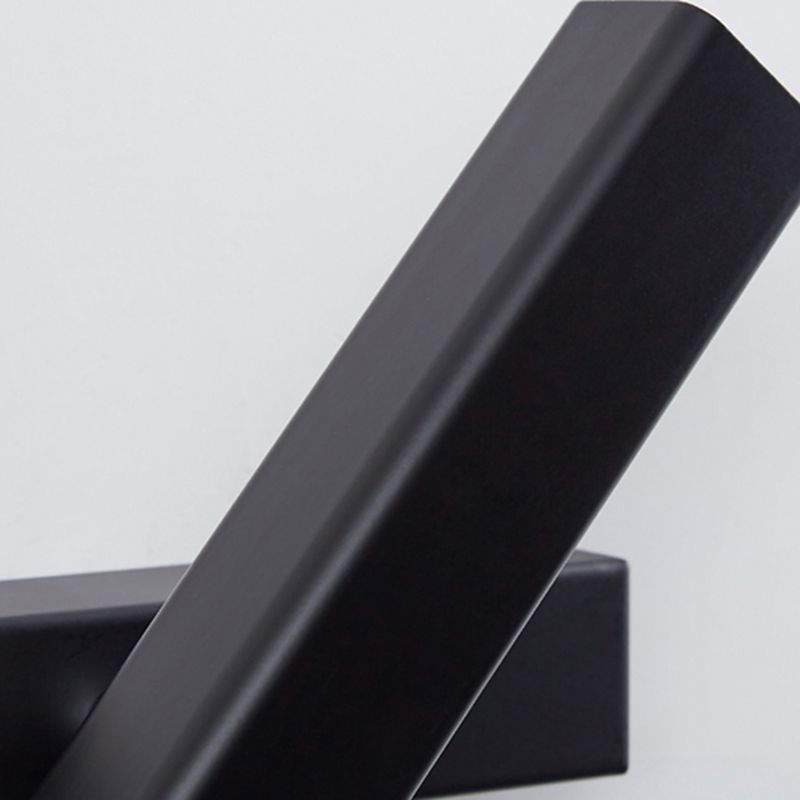 Nordic Style Iron Wall Light Rectangle Shape Rotatable Wall Lamp for Bedroom