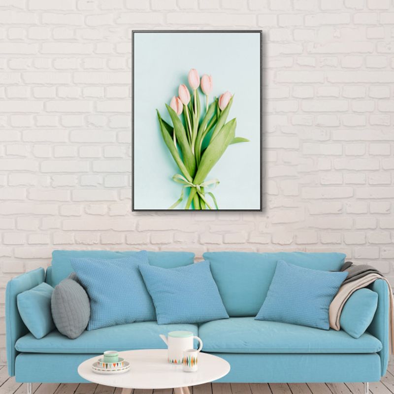 Verschiedene botanische grafische Wanddekorationen, sanfte Farben, ländliche Leinwand für Gästezimmer, mehrere Größen