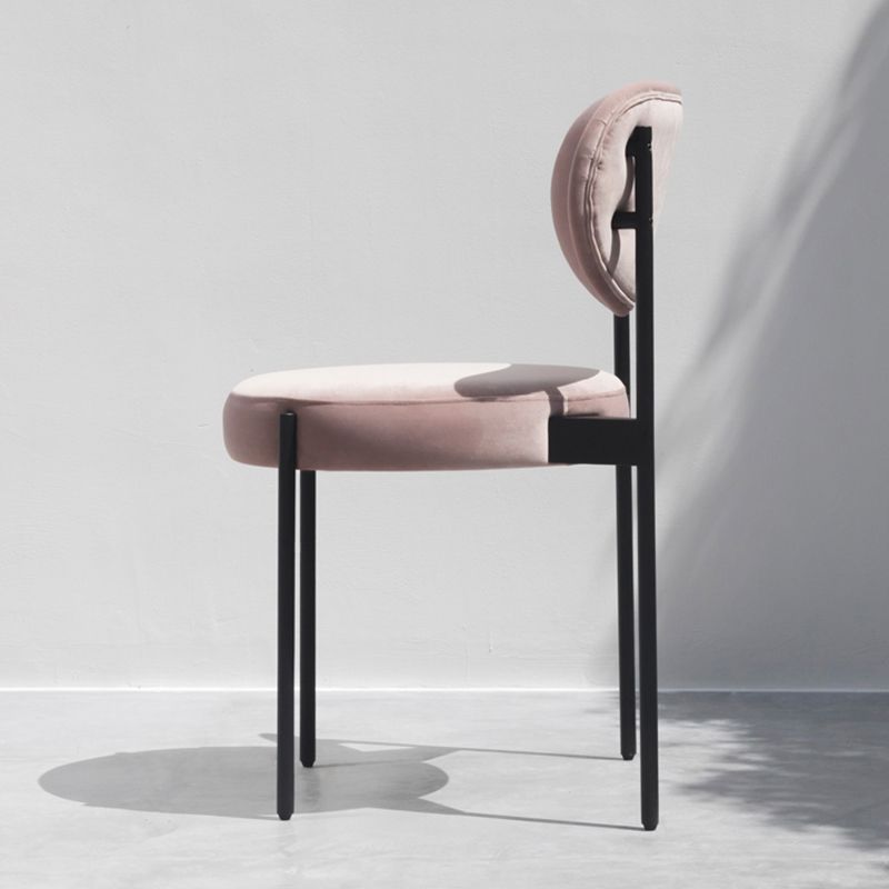 Chaises d'appoint rembourrées de Style scandinave, chaise de salle à manger à dossier ouvert pour la maison