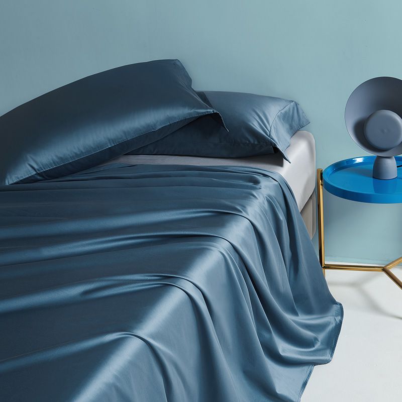 Sheets Pure Color Cotton One Piece Wrinkle Resistant Breathable Bed Sheet