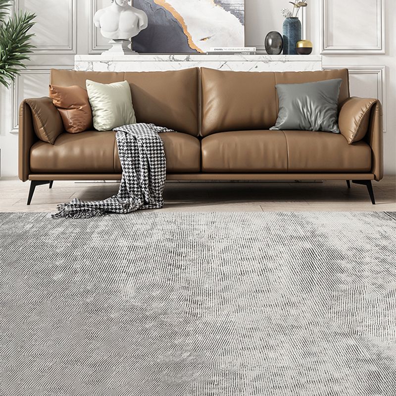 Contemporary Brown Cushions Standard Pillow Top Arm Stain Resistant Sofa