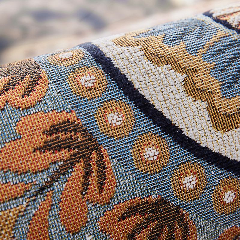 Marine Wohnzimmer Teppich Europäischer Stil Polyester Fläche Teppich Anti-Rutsch-Backing Teppich