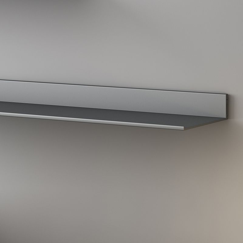 Metal Bookshelf Wall Mounted Contemporary Bookcase for Home Office