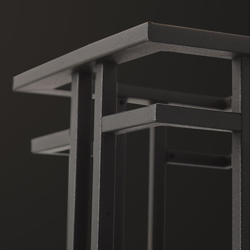 1-Light Rectangular Wall Sconce Modern Simple Style Glass Wall Lighting in Gold