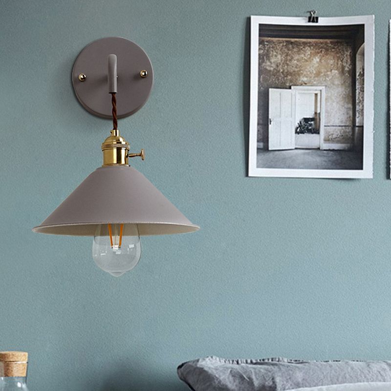 Metal Wall Mounted Lighting Industrial Style Sconce Light Fixture