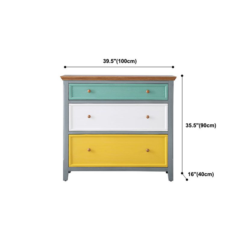 Coastal Storage Chest Manufactured Wood Dresser with 3/5/6/8 Drawers