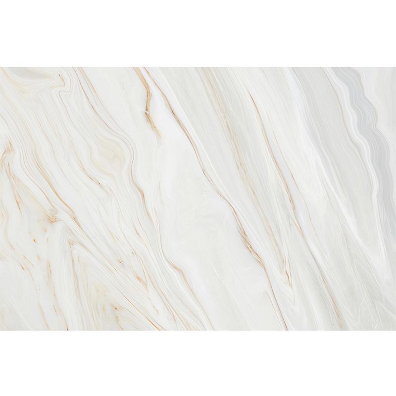 Whole Marble Wall Decor Simple Novelty Distressed Texture Mural Wallpaper in White and Brown