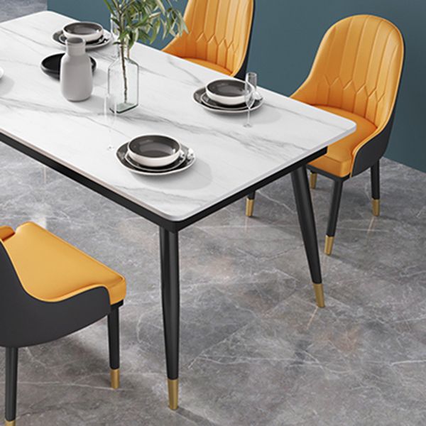 Glam 1/2/3/5/7 Pieces Dining Set Sintered Stone Dining Table Set for Home Use