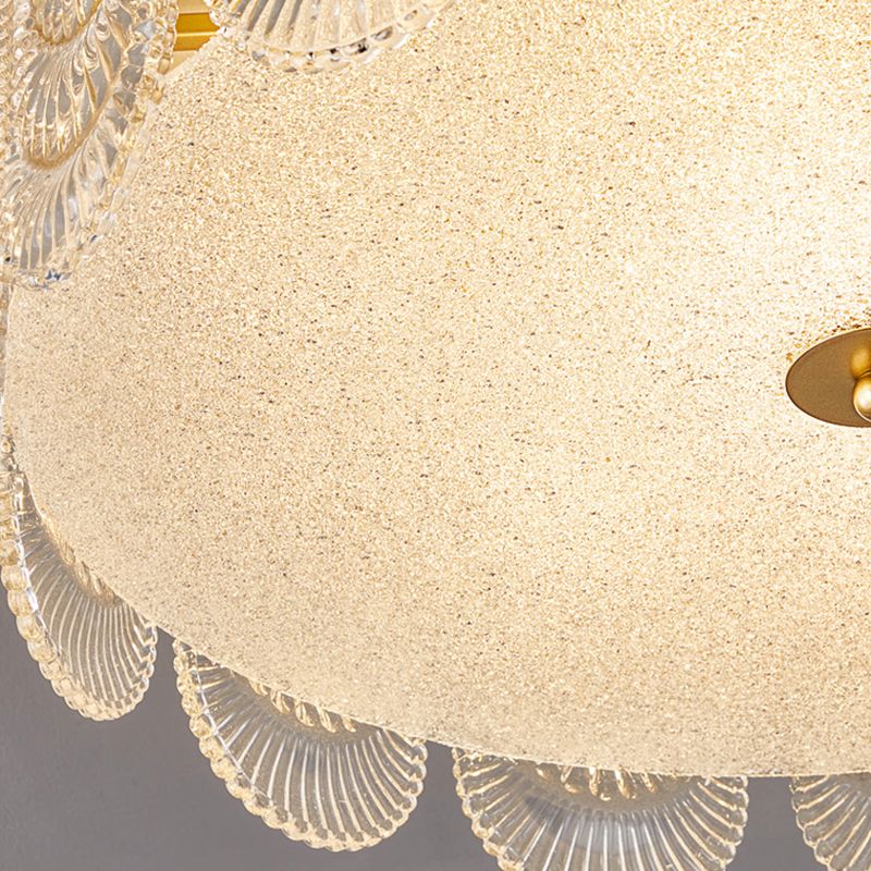 Nordic Glass Ceiling Light Creative Flush Mount Ceiling Light Fixture for Bedroom