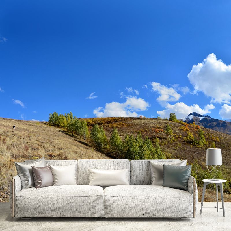 Customized Mountain Landscapes Mural Environment Friendly Wallpaper for Living Room