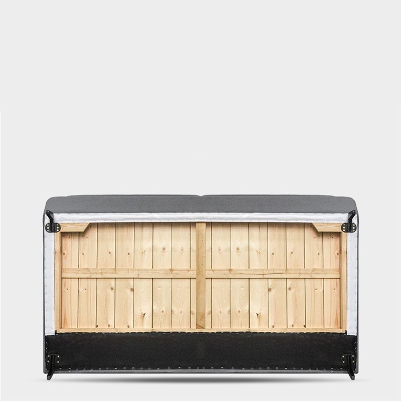 Nordic Square Arm Faux Leather Living Room Pillows Sofa Chaise