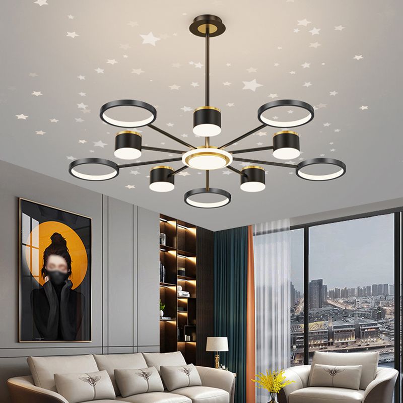 Geometrische ophanging hanglampen moderne verlichting kroonluchters metaal kroonluchter