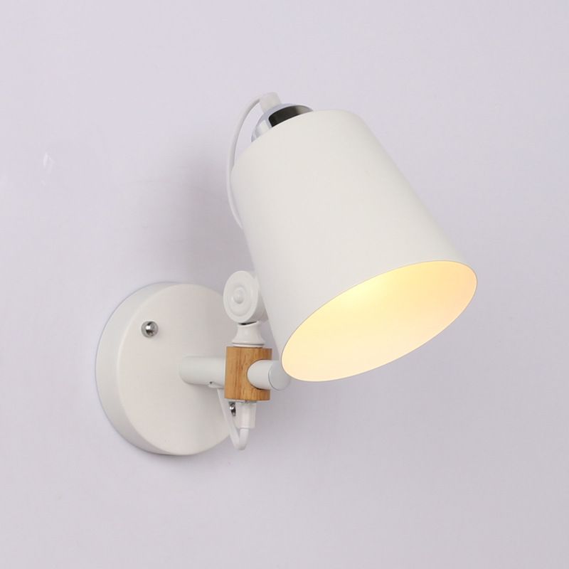 Industrial Style Empire Shape Wall Light Metal 1 Light Sconces for Living Room