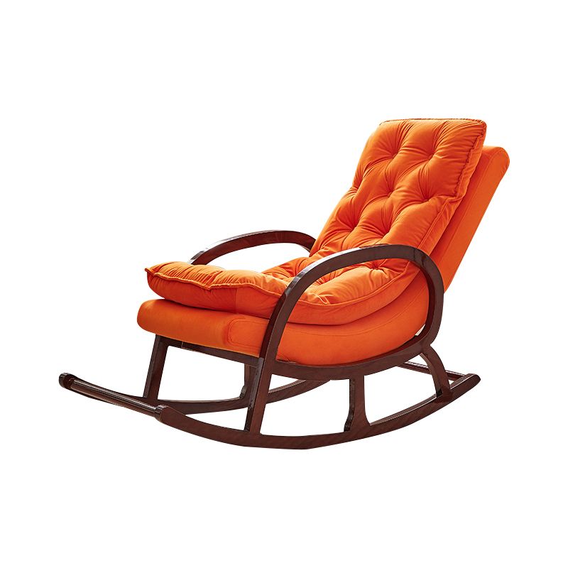 Contemporary Style Sofa Rocking Chair Wooden Indoor Rocking Chair for Living Room