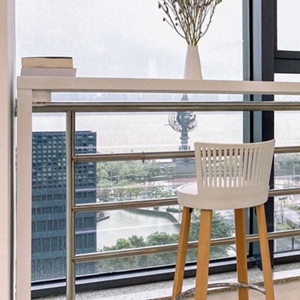 White Table and Stool Set 1/2/3 Pieces Modern Bar Table and Stools