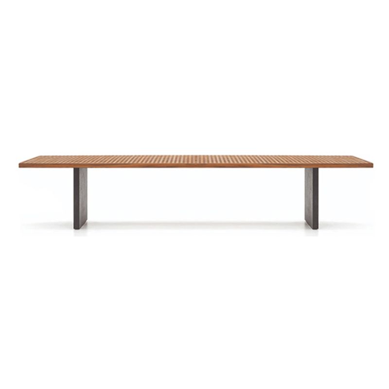 Boho Style Dining Set Wooden Rectangular 1/9 Pieces Dining Set