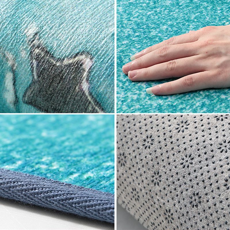 Ontwerper Woonkamer Tapijt Multi-kleuren Samenvatting Afdrukken Tapijten Polypropyleen Niet-slip rug machine Wasbaar gebied Tapijt